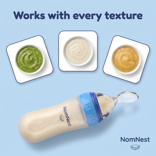 NomNest™ Silicone Squeeze Baby Feeder